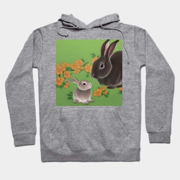 Rabbit and Kit Hoodie by BlakCircleGirl